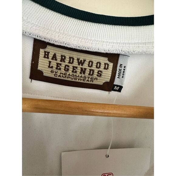 Michigan Green and White Gervin Jersey Dress Size Medium - Picture 3 of 6